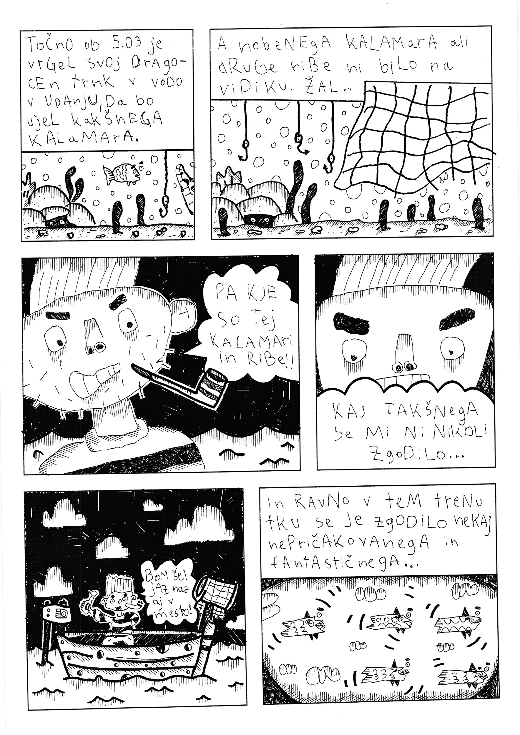 ANEL ČAPLJA: Ribič in burek