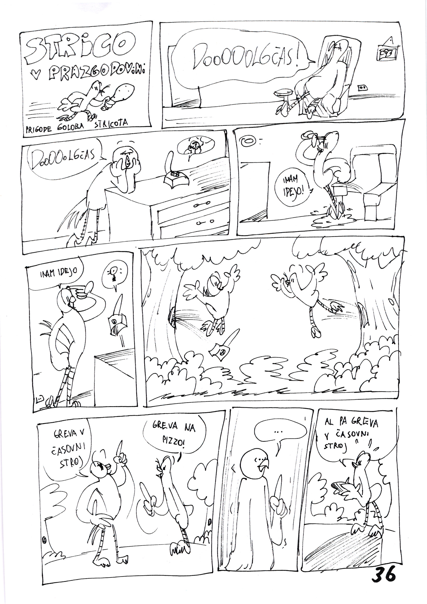 TINE AVDIĆ: Strico v prazgodovini